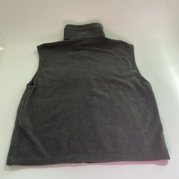VINTAGE Columbia Vest Mens XL Gray Fleece Full Zip‎ Sleeveless Outerwear - Picture 5 of 9
